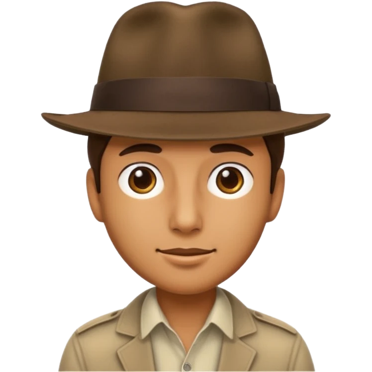 Chat visage humain qui porter pun chapeau emoji