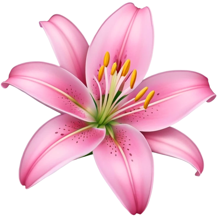 lily flower pink emoji