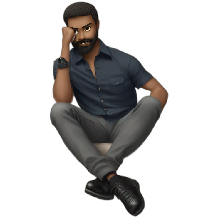 "Single Guy in Stylish Attire" emoji