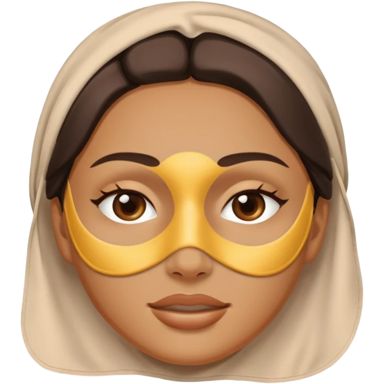 facial mask no human emoji