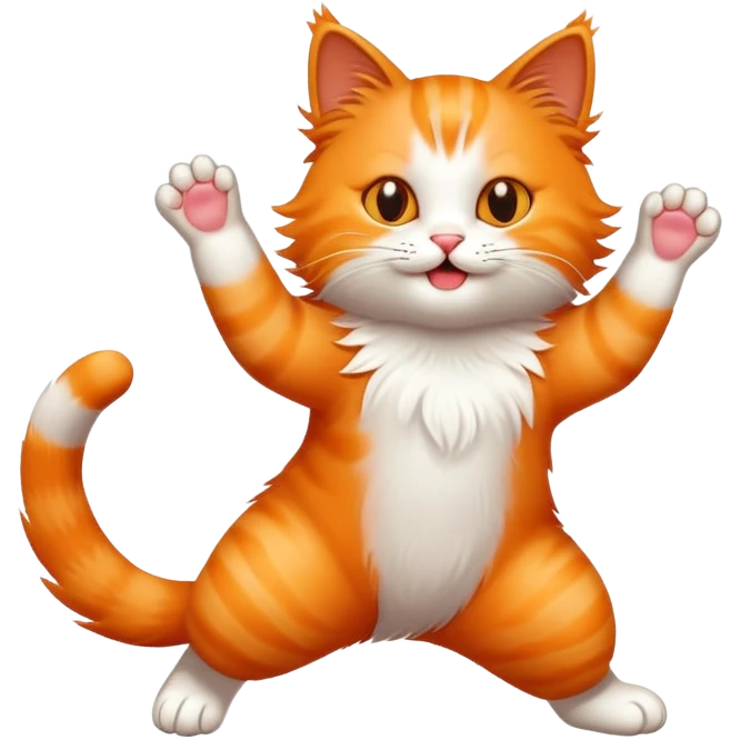 a cat dancing  emoji