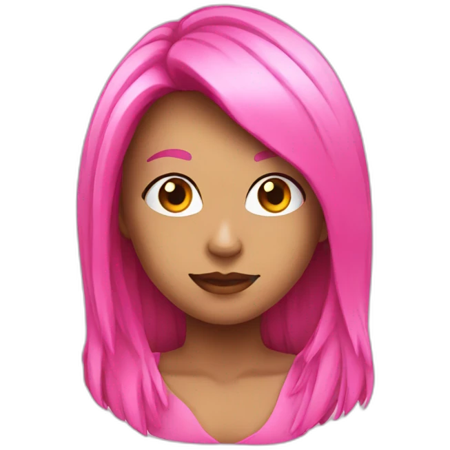 Pink emoji