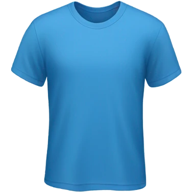 BLUE tshirt emoji
