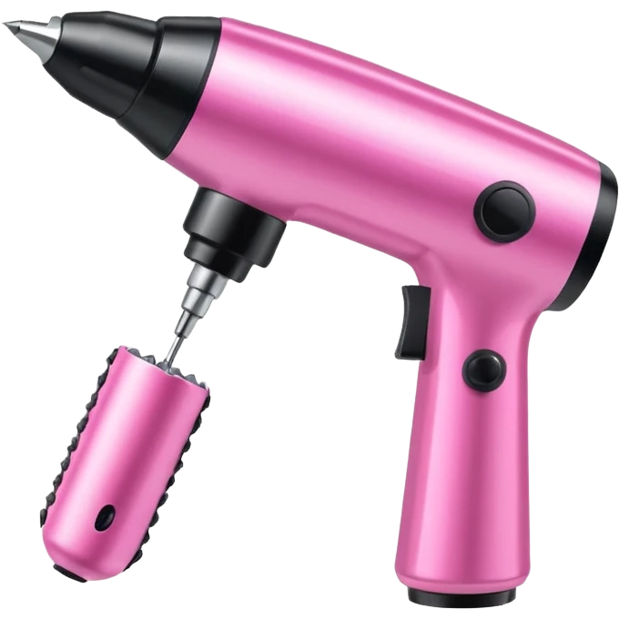 Pink nail drill for manicure emoji