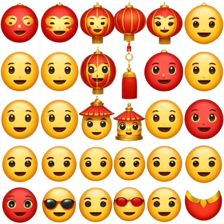 Chinese theme emoji emoji