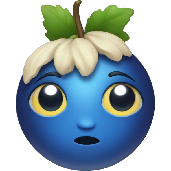 blue berry emoji