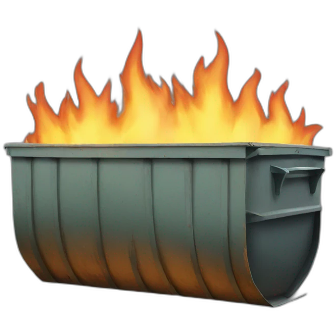 dumpster fire emoji