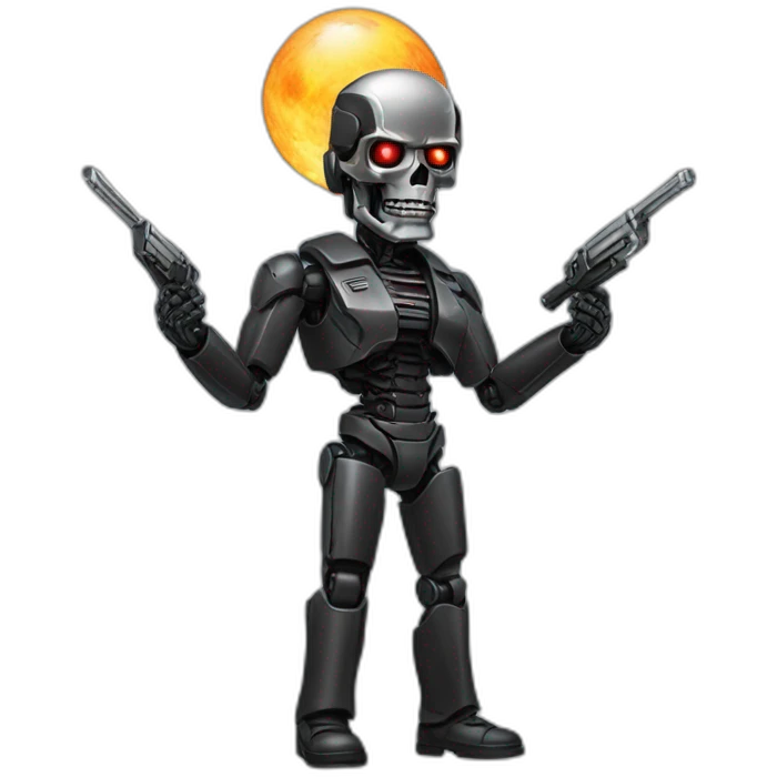 terminator juggling emoji