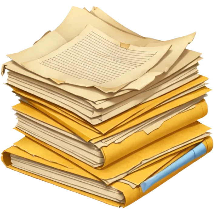 Pile of papers emoji