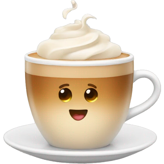Cafe au lait icon emoji
