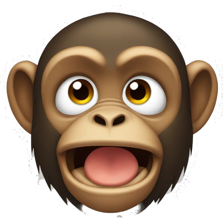 Monkey crying  emoji
