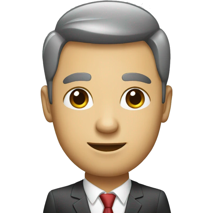 business man shaking head emoji