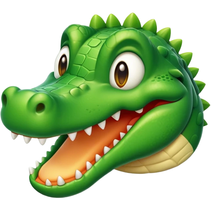 Super cute alligator emoji emoji