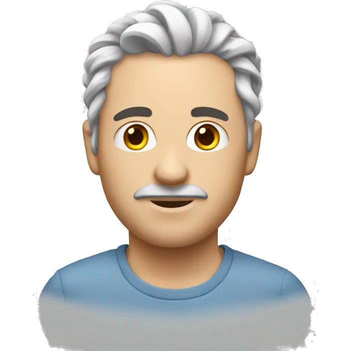 Un homme blanc avec des tresses emoji