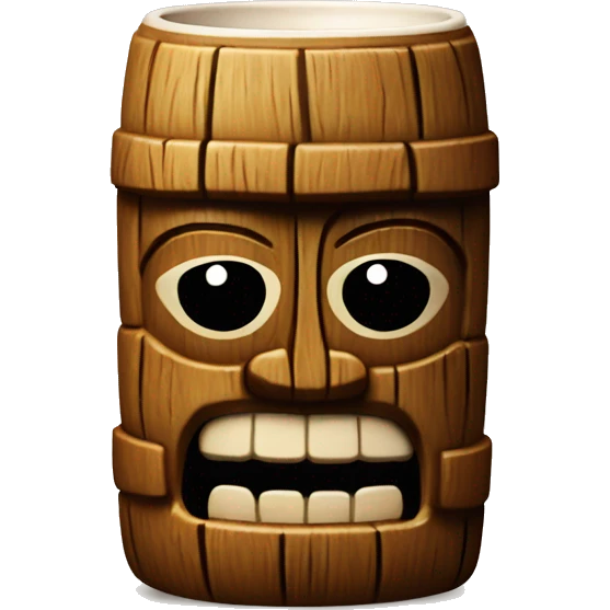tiki mug drinkk emoji