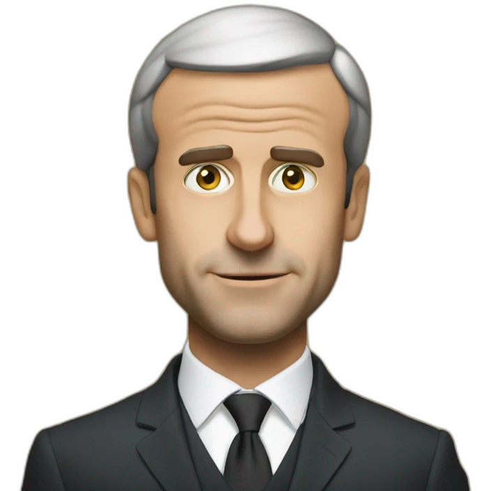 crazy macron emoji