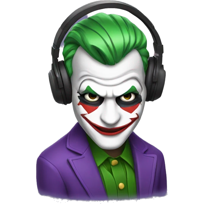joker with headphones emoji