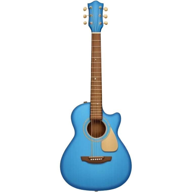 Blue guitar 🎸 emoji