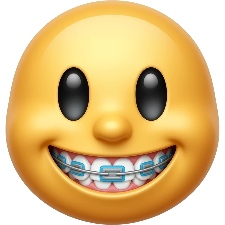Carita sonriente con Brakets emoji
