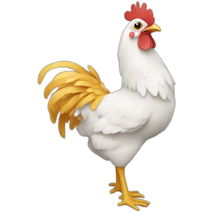 chiken with calendar emoji
