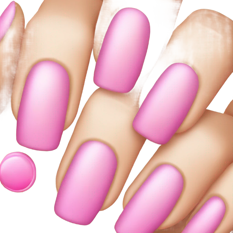 Pink nails emoji  emoji