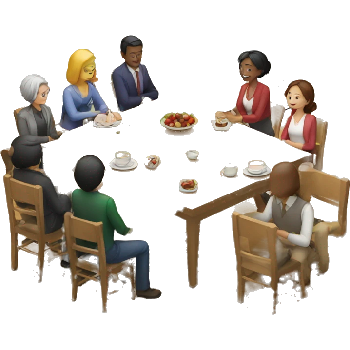 table with people emoji