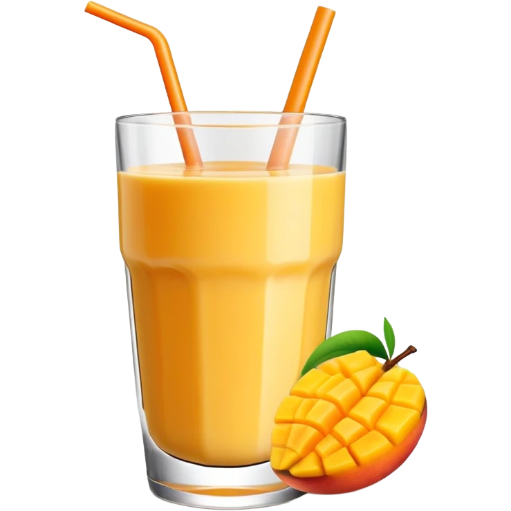 Mango smoothie  emoji