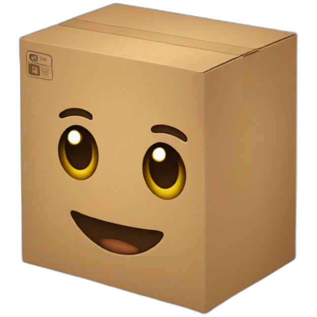 cardboard box emoji