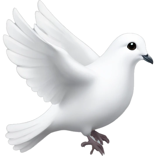 White dove emoji