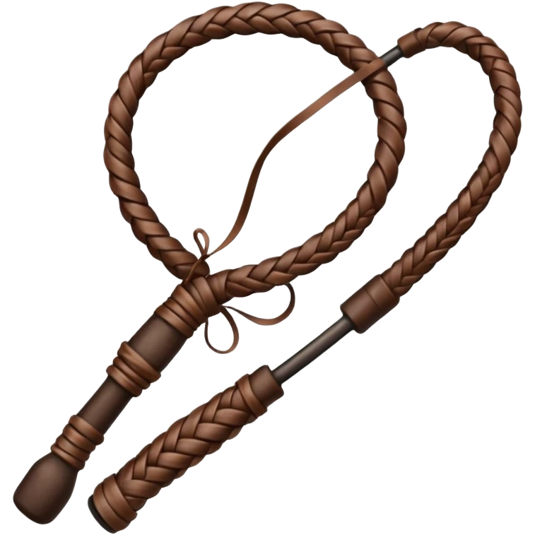 Leather whip emoji
