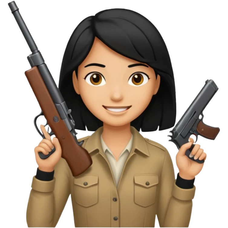 😇+🔫 emoji