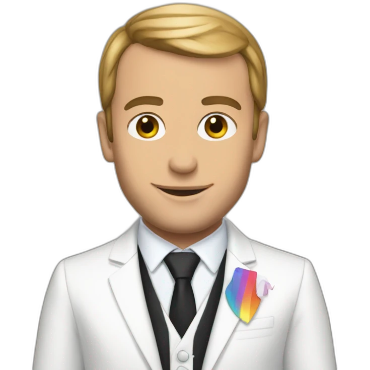 macron lgbt emoji