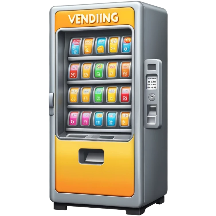 .25 cent art vending machine emoji
