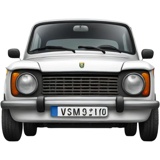 a white lada VAZ 2101 emoji
