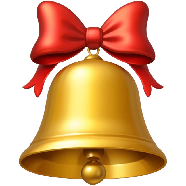 christmas bell emoji