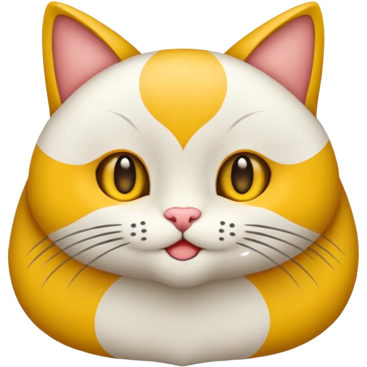 кошка с глазами сердечками emoji