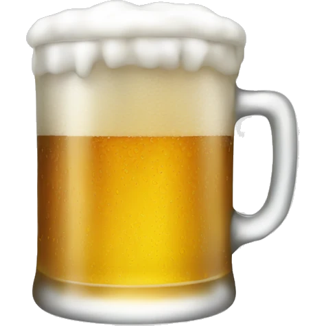 Cold glass of beer emoji emoji