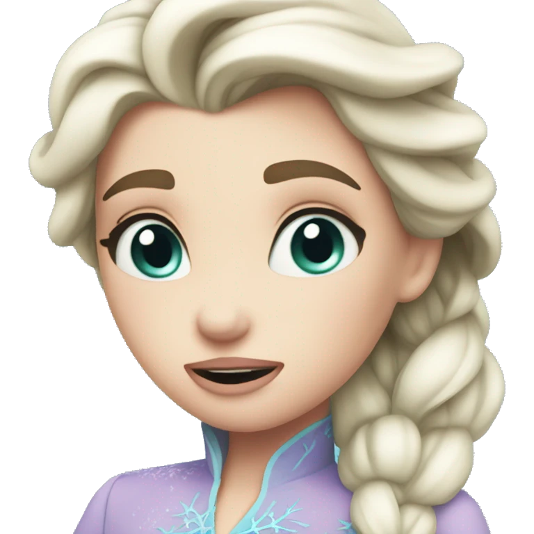 elsa sick give gift emoji