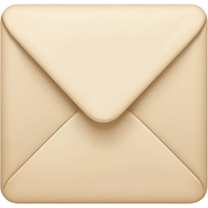 Letter color pale beige creamy emoji