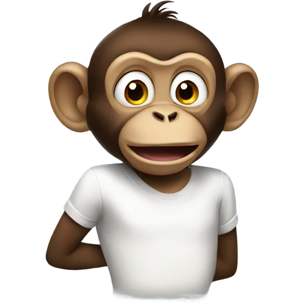 Monkey farting emoji