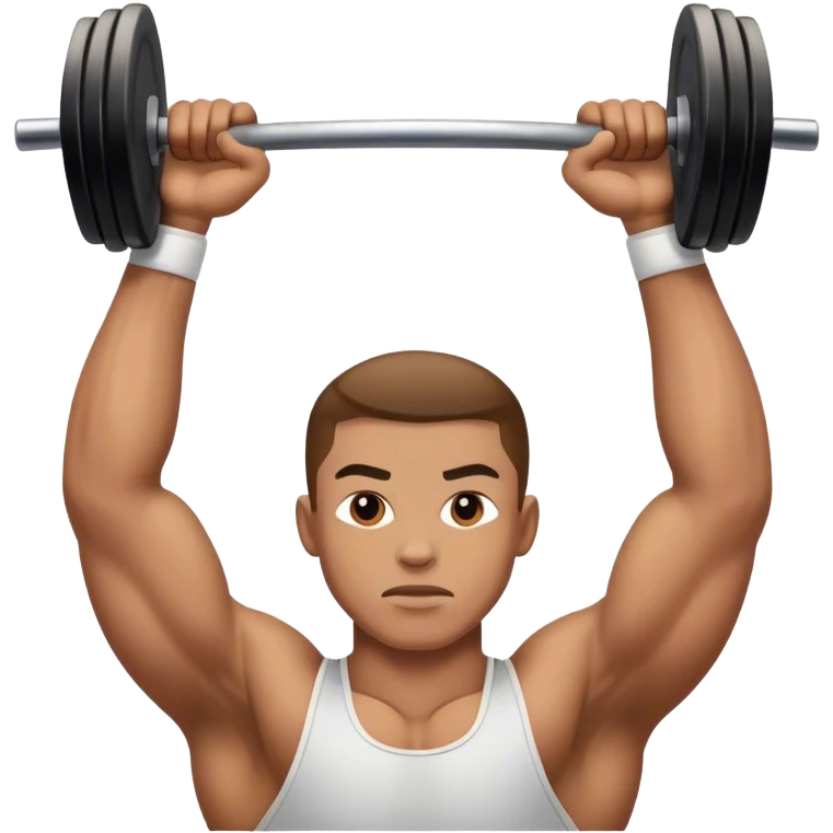 athlete overhead press emoji