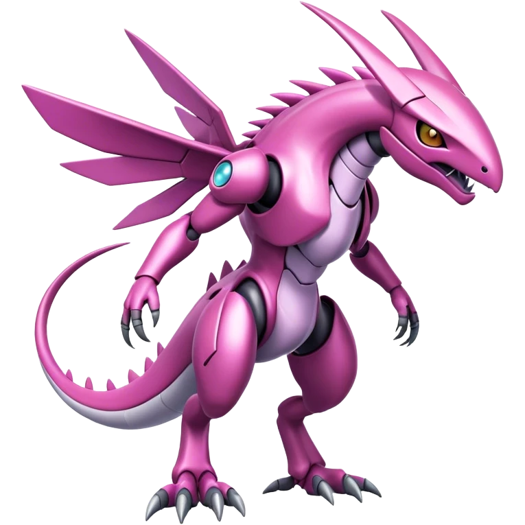  Cool Edgy Shiny Ethereal Legendary Digimon-Genesect-Palkia-hybrid full body emoji