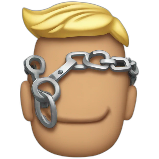trump-in-handcuffs emoji