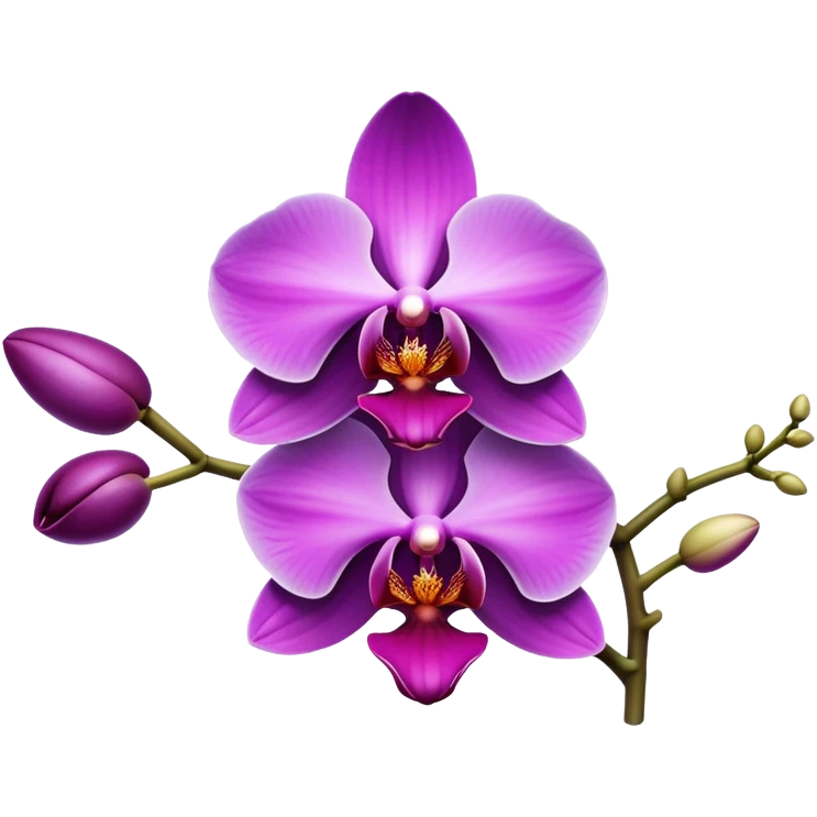 Purple Orchid emoji