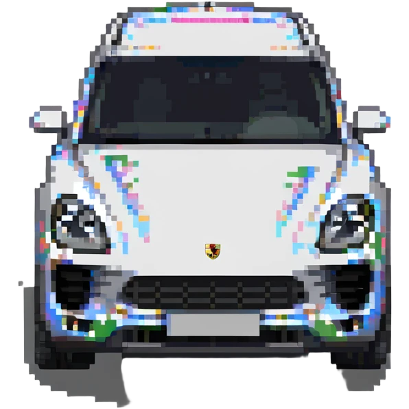 Porsche Macan car front view emoji