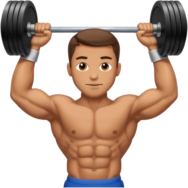 man lifting weights

 emoji