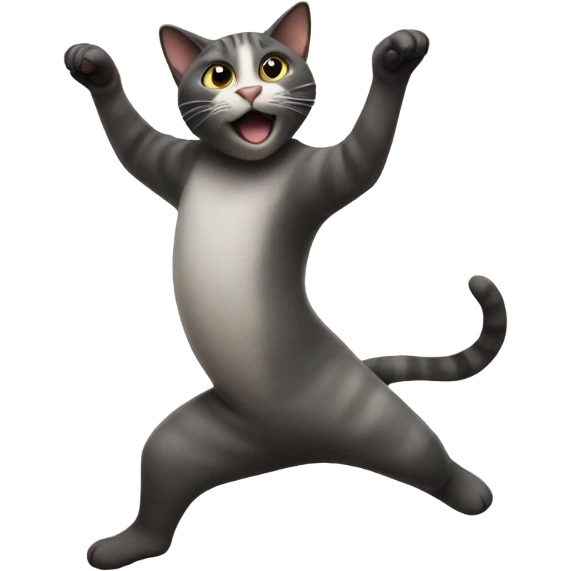 Cat dancing emoji