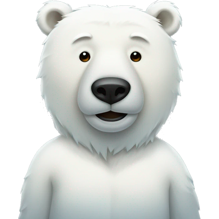 polar bear wearing pajamas  emoji