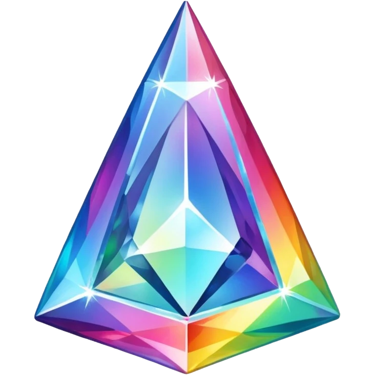 power crystal rainbow emoji