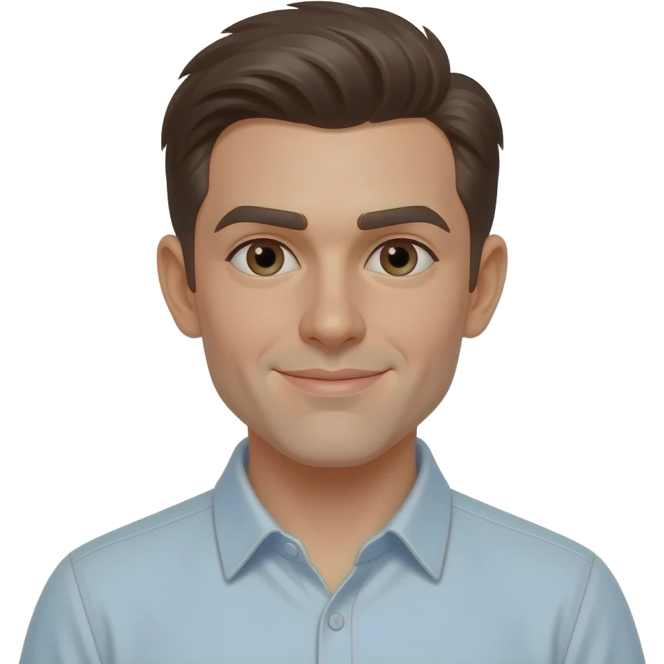 A guy wearing shirt emoji